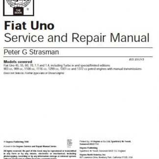 Fiat Uno Service Manual