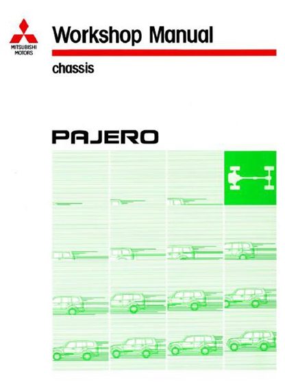 2001 Mitsubishi Pajero Workshop Manual pdf
