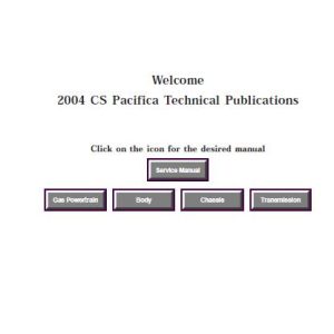 2004 Chrysler Pacifica PDF