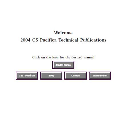 2004 Chrysler Pacifica PDF