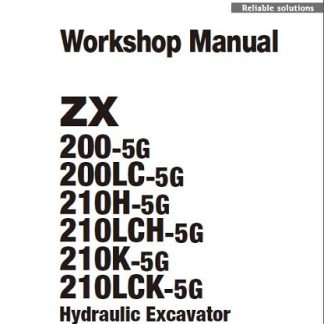 Hitachi-ZX200-5G-Hydraulic-Excavator-Workshop-Manual