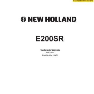 New Holland E200SR Workshop Manual