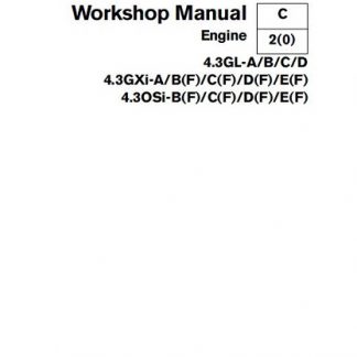 Volvo Penta 4.3 Engine Service Manual