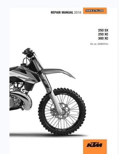 2016 Ktm 250 Sx 250 Xc 300 Xc Repair Manual