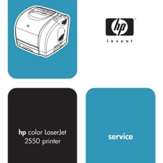 Hp Color LaserJet 2550 Service Manual