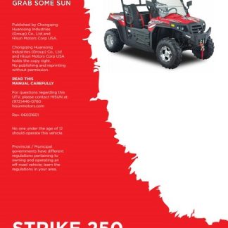 Hisun HS250 HS200 UTV Service Manual