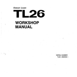 Takeuchi TL26 Workshop Manual