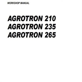 Deutz Fahr Agrotron 210 , 235 , 265 Workshop Manual