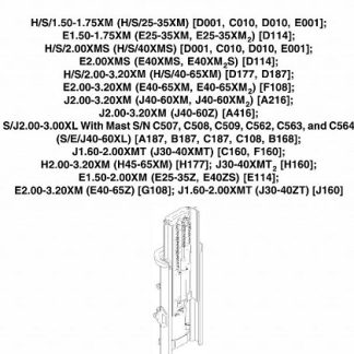 Hyster D010 (S25XM S30XM S35XM S40XMS) Forklift Service Manual