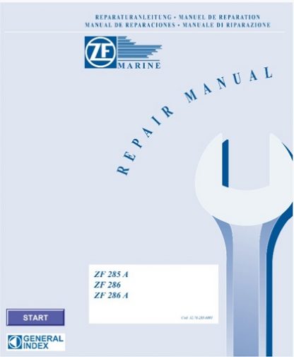 ZF Marine ZF 285 A, ZF 286, ZF286 A Service Repair Manual