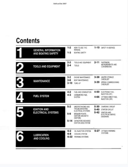 1984-2000 Mercury Mariner Outboard 2.5HP-275HP Service Manual