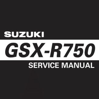 2006-2007 Suzuki GSX-R750 Srevice Repair Manual