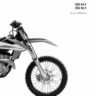 2019 KTM 350 SX-F XC-F Service Repair Manual