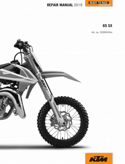 2019 KTM 65 SX Service Repair Manual