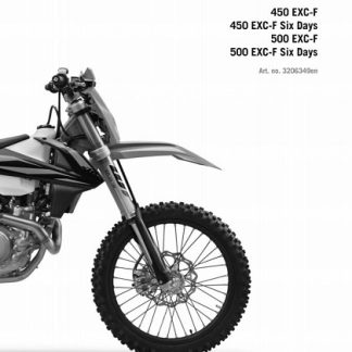 2019 KTM 450-500 EXC-F XCF-W Six Days Service Repair Manual