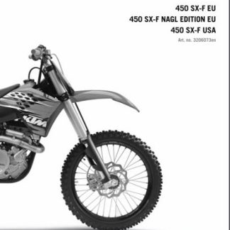 2010 KTM 450 SX-F Service Repair Manual