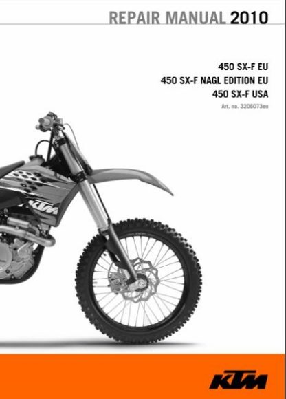 2010 KTM 450 SX-F Service Repair Manual