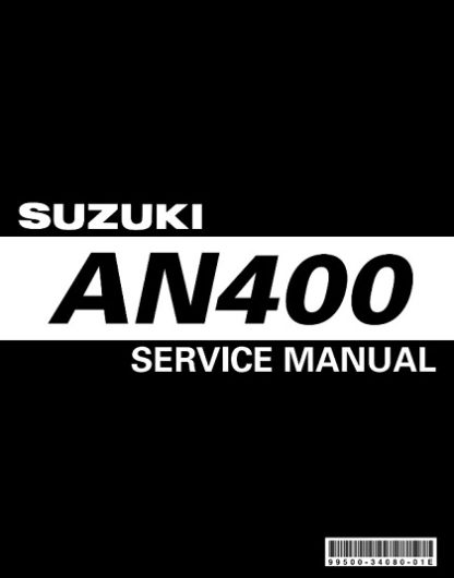 Suzuki An400 2003 Service Repair Manual