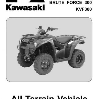 2012-2013 Kawasaki Brute Force 300, KVF300 Service Manual