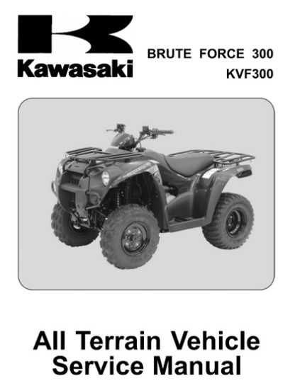 2012-2013 Kawasaki Brute Force 300, KVF300 Service Manual