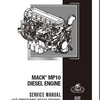 Mack MP10 Diesel Engine Service & Repair Manual