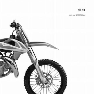 2019 KTM 85 SX Service Repair Manual