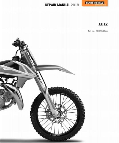 2019 KTM 85 SX Service Repair Manual