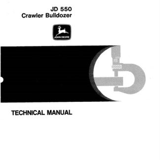 John Deere 550 Crawler Bulldozer Technical Manual