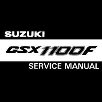 1989-1994 Suzuki GSX1100F Service Repair Manual