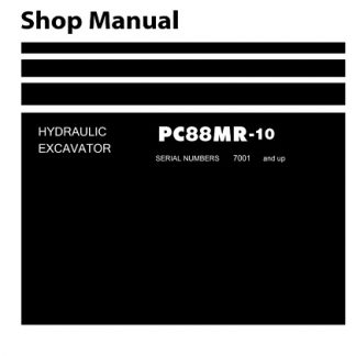 Komatsu PC88MR-10 Hydraulic Excavator Service Manual