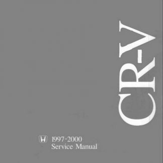 1997-2001 Honda CRV Service Repair Manual