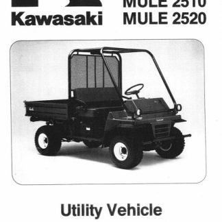 Kawasaki Mule 2510, 2520 Service Manual