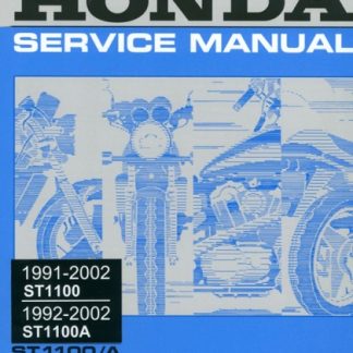 Honda ST1100 ST1100A 1991-2002 Service Manual