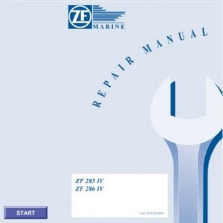 ZF Marine ZF 285 IV, ZF 286 IV Service Manual