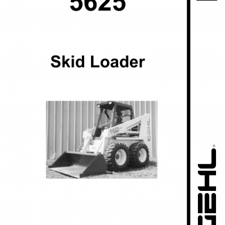 Gehl 5625 Skid Loaders Parts Manual