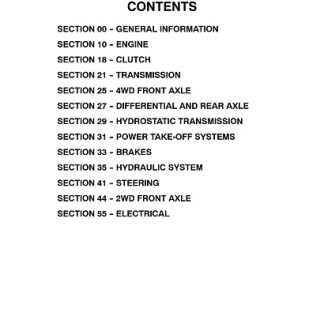 Case IH D25, DX25, D29, DX29, D33, DX33 Tractors Service Manual