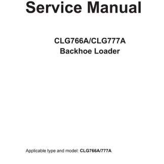 Liugong CLG766A, CLG777A Backhoe Loader Service Manual