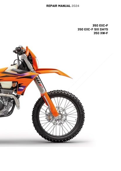 2024 KTM 350 EXC-F XW-F Six Days Service Repair Manual