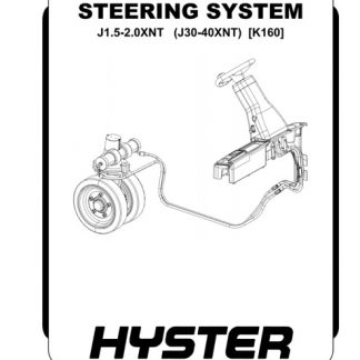 Hyster K160 (J30XNT, J35XNT, J40XNT) Forklift Service Manual