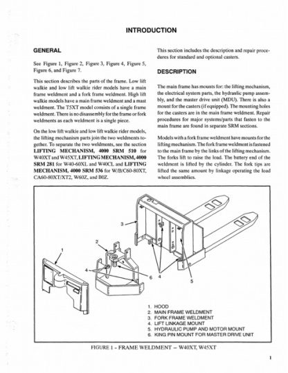 Hyster E142 (T5XT) Forklift Service Repair Manual