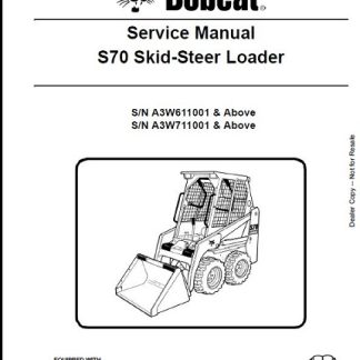 Bobcat S70 Skid - Steer Loader Service Manual