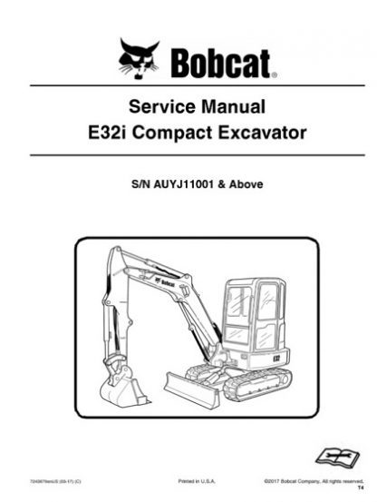 Bobcat E32i Compact Tractor Service Manual
