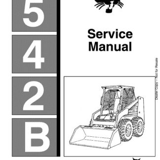 Bobcat 542B Skid Steer Loader Service Manual