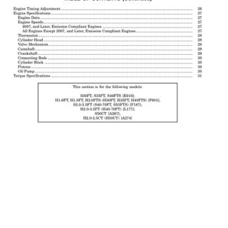 Hyster A274 (H50CT) Forklift Service Manual