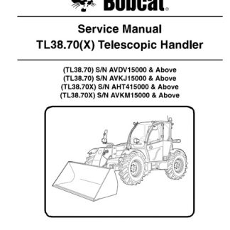 Bobcat TL38.70(X) Telescopic Handler Service Manual