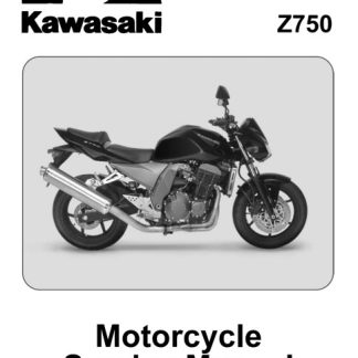 2004 Kawasaki Z750 ,ZR750 Service Manual