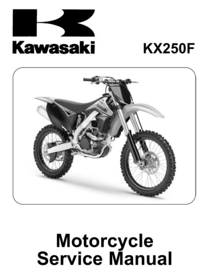 2009 Kawasaki KX250F Service Repair Manual