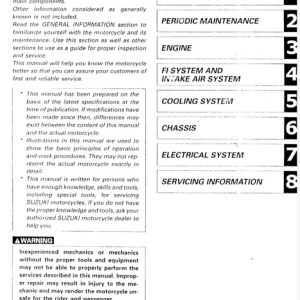 1996- 1997 Suzuki TL1000S Service Repair Manual