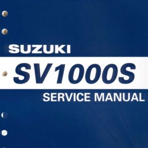 2003 Suzuki SV1000S Service Repair Manual