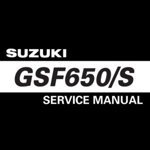 2005 Suzuki GSF650,GSF650S Service Manual